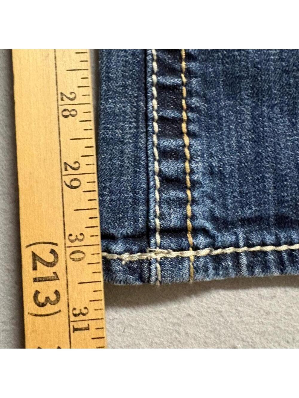 Kut from the Kloth Bootcut Jeans Womens Size 6 Blue Denim Stretch Flap Pocket - Picture 5 of 12